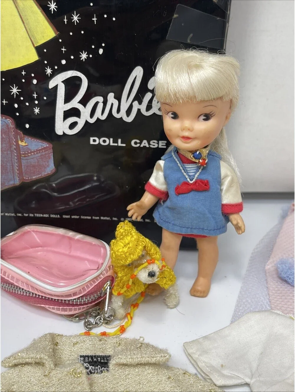 Vintage Barbie Doll Lot 1960s 1970s Mattel Case Clothing Accessories Outfits